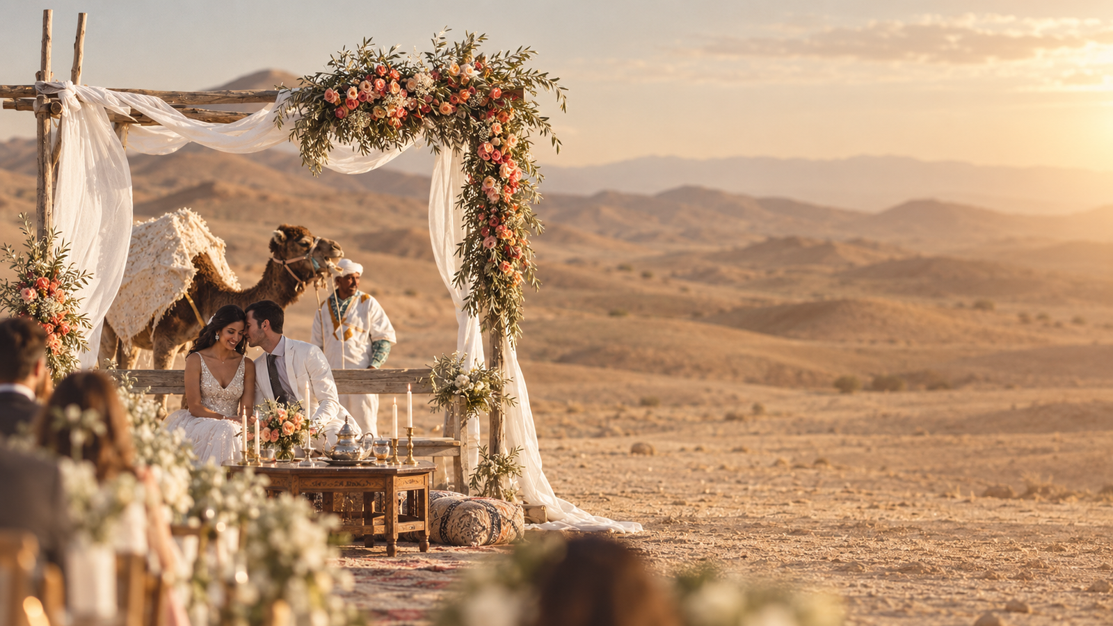 Mariage au désert de l'Agafay, Marrakech